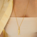 Collar Pez Sardina + Aretes