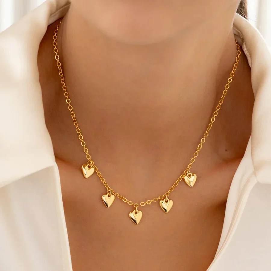 [321167] Collar corazones Mini