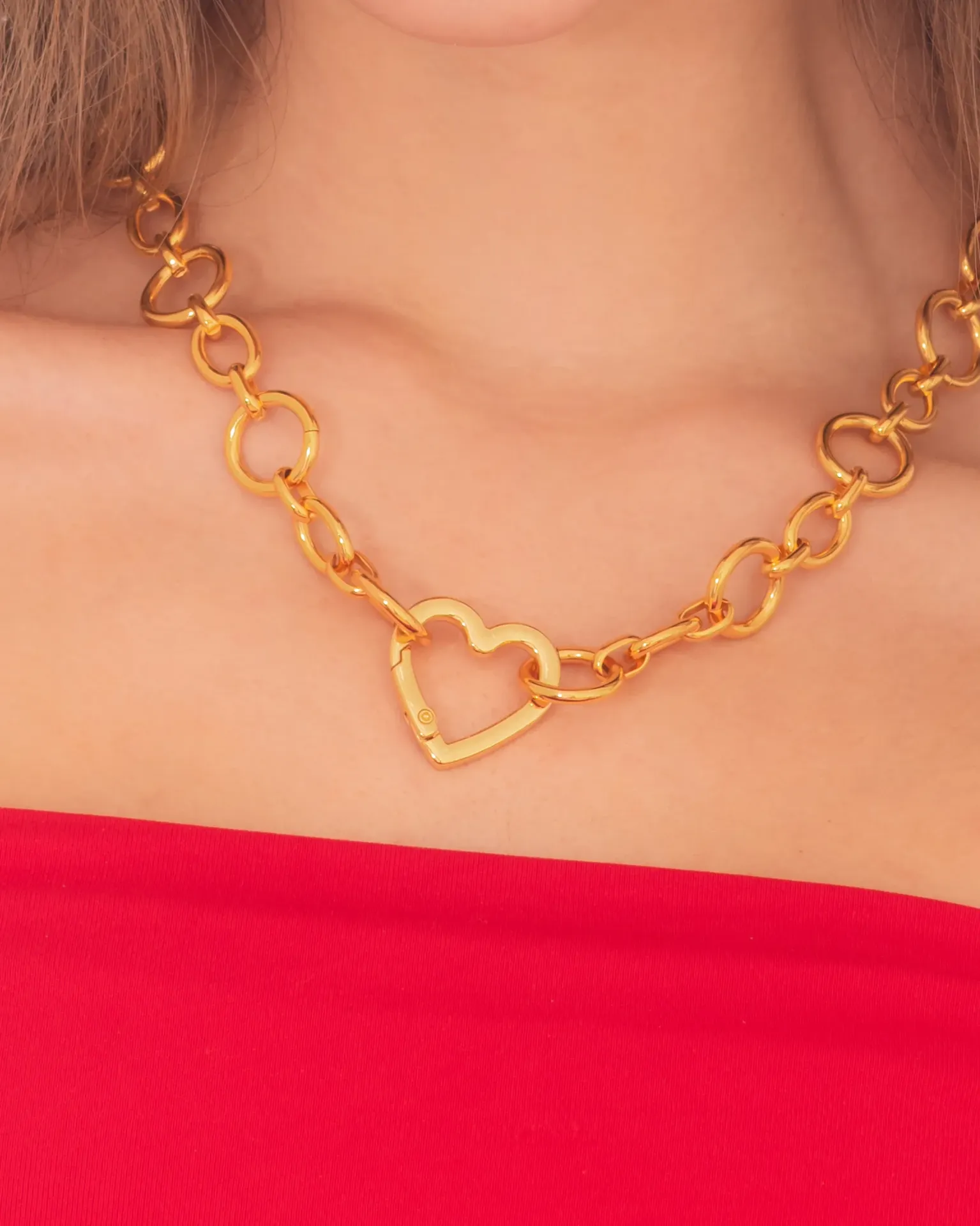 Choker Broche Corazón