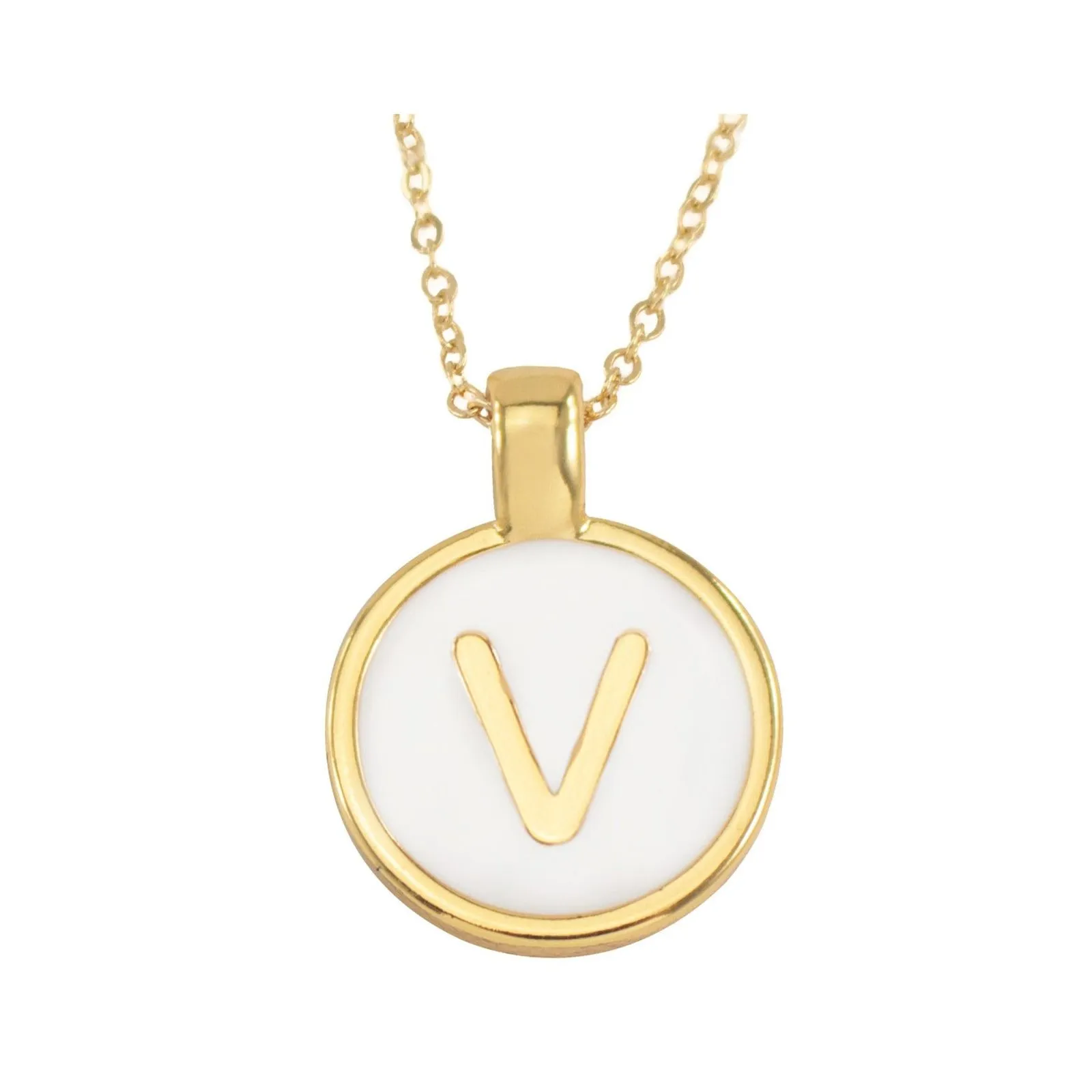 Letra V + Aretes
