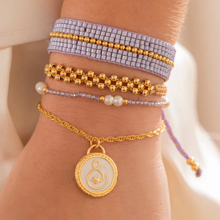 Set x3 Pulseras Corazón Enlazado + Aretes