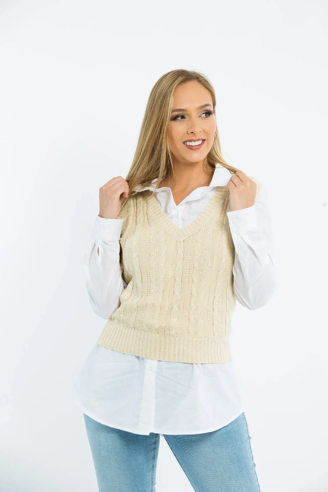 SET VALERIA CREMA M