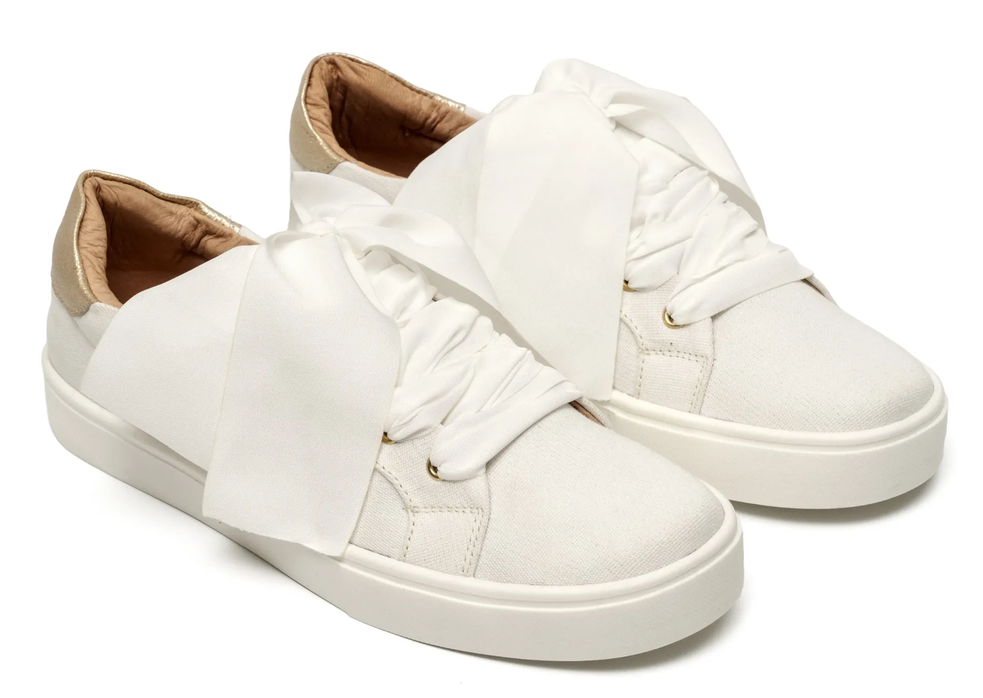 [1233] TENIS TEXTIL VAINILLA 36