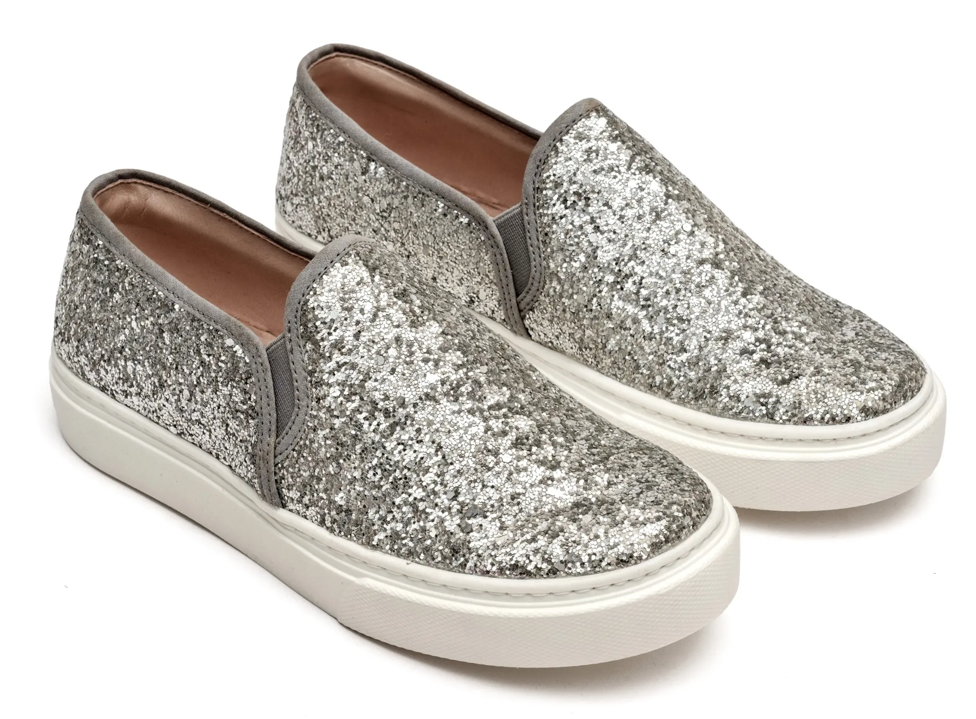 Casual Bajo Escarcha Plata 39