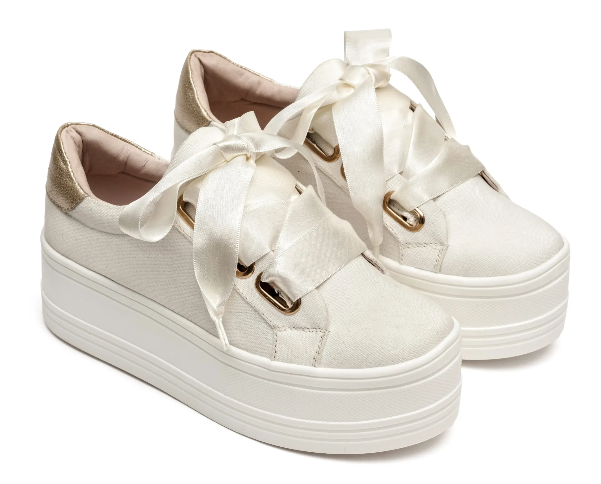 [6225] Tenis P Textil Crudo 40