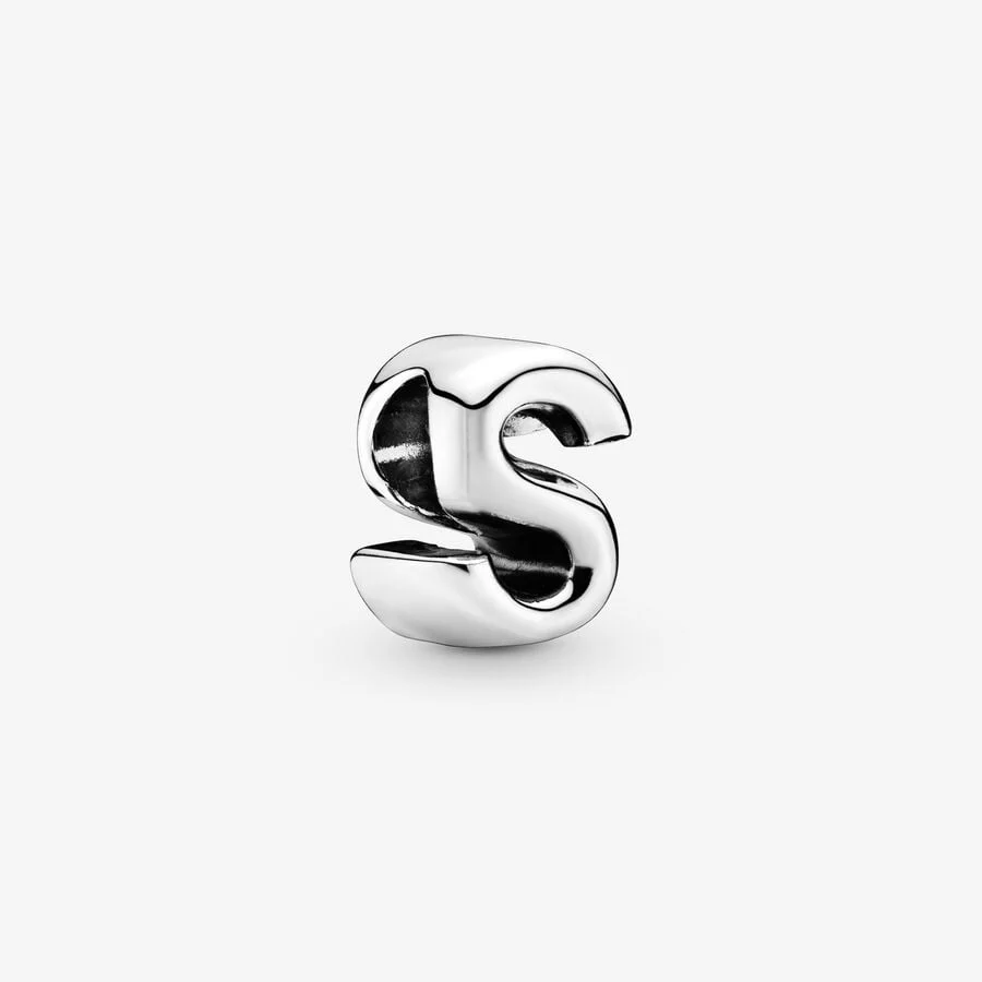 Letter S charm