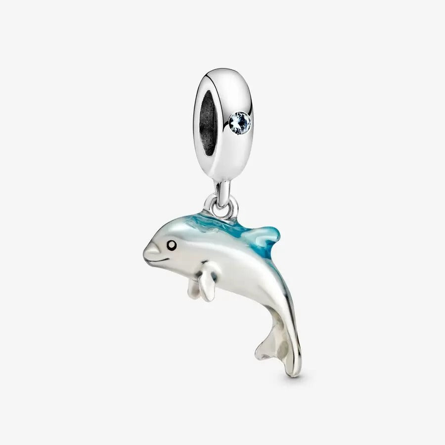 [231] Shimmering Dolphin Dangle