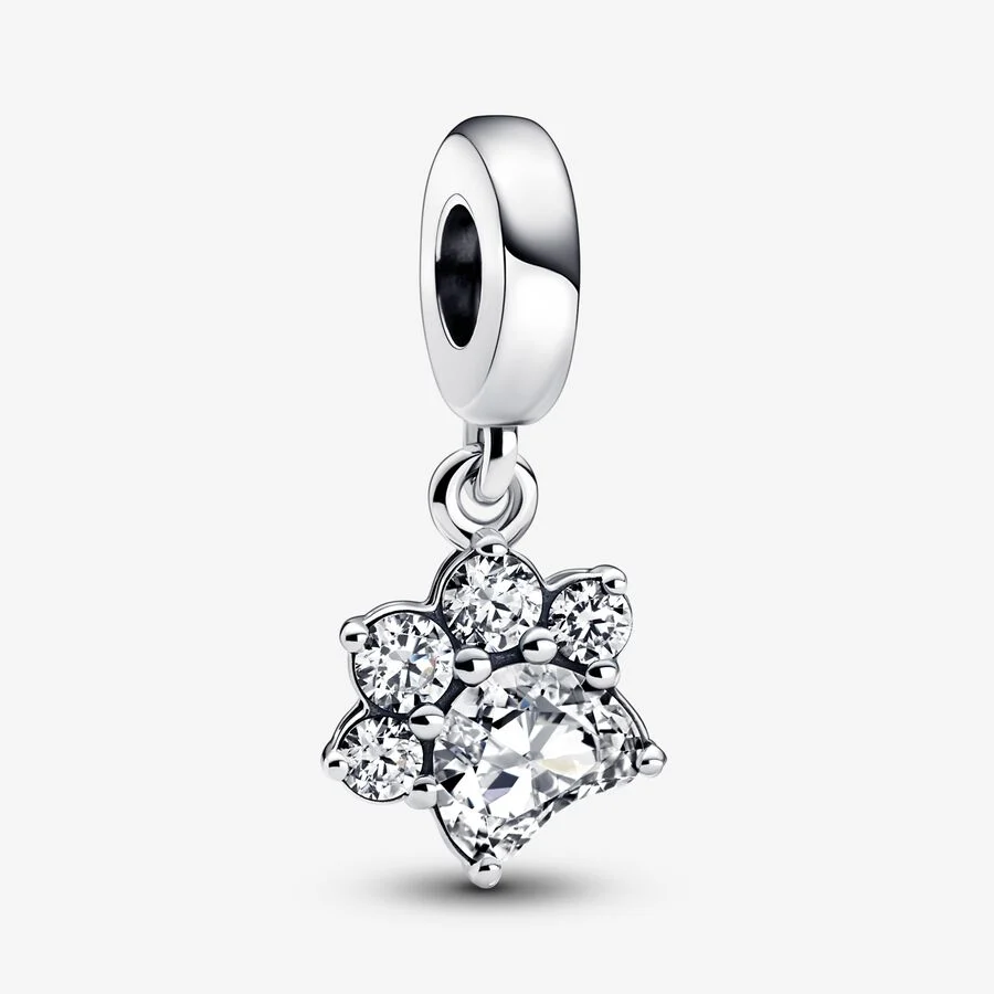 [237] Sparkling Pet Paw Print Dangle