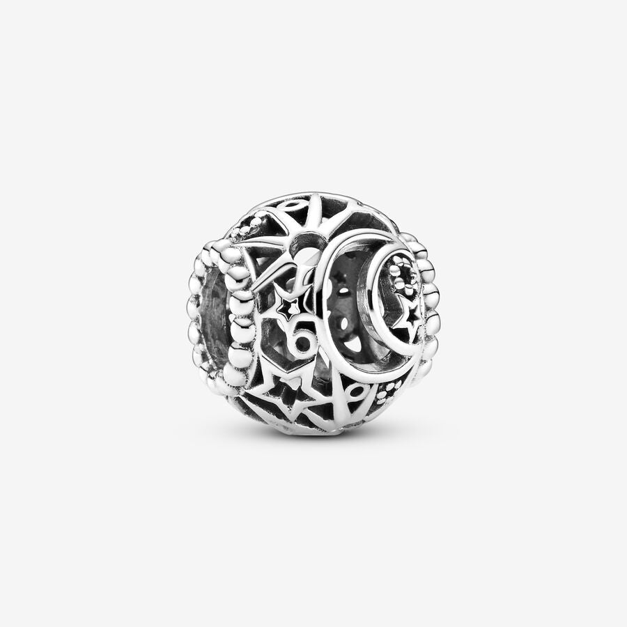 Openwork Sun, Stars & Moon
