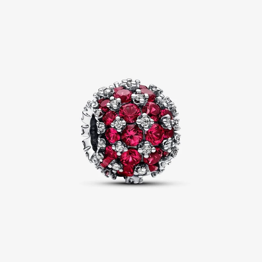 Sparkling Pavé Round Pink