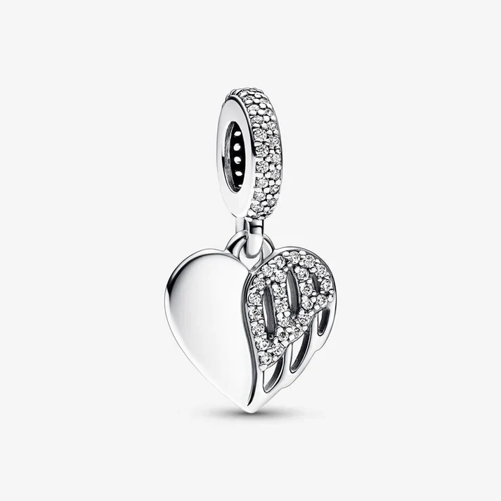 [701] Heart & Angel Dangle