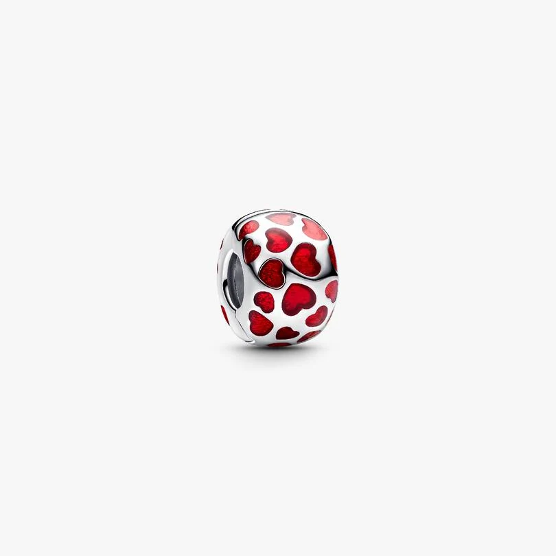 [63331] Hearts Round Clip