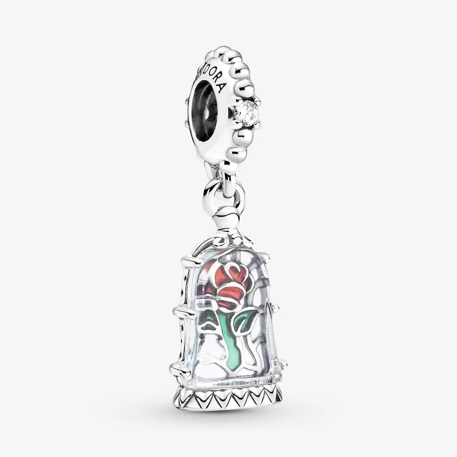 [3255] Enchanted Rose Dangle