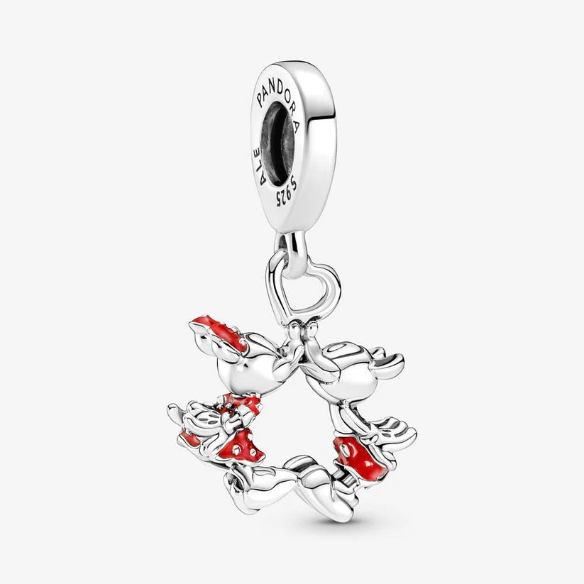 [4464] Mickey & Minnie Kissing Dangle