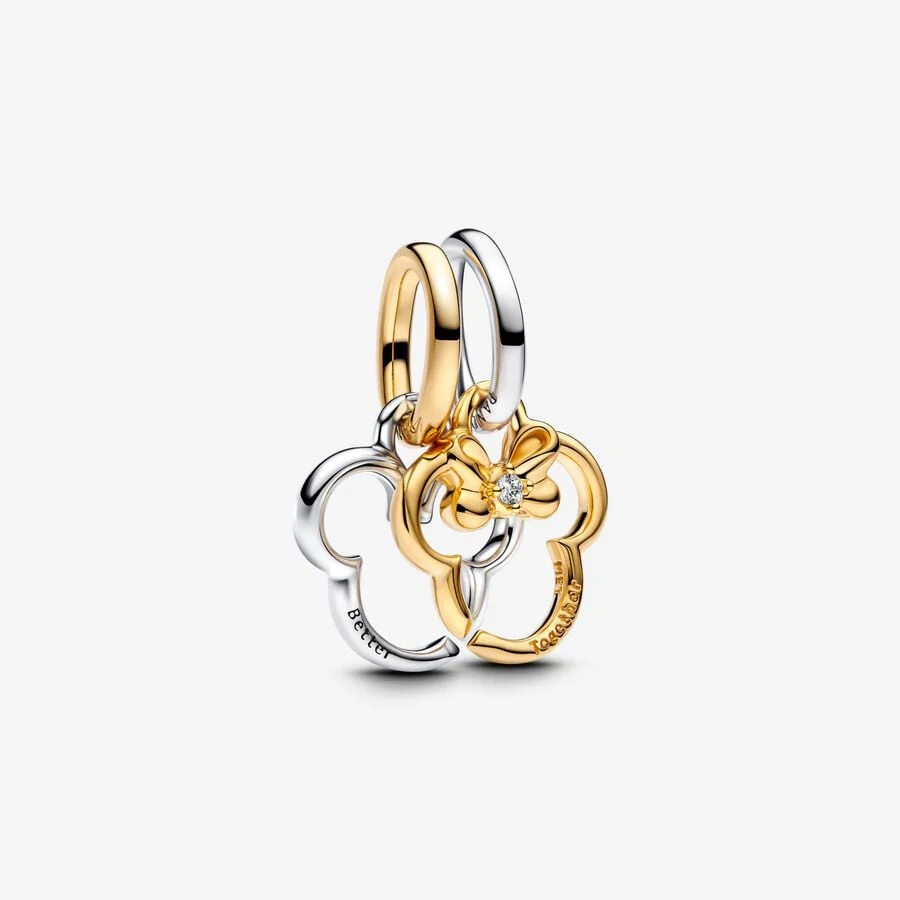 [5028] Mickey Mouse & Minnie Mouse Splittable Dangle