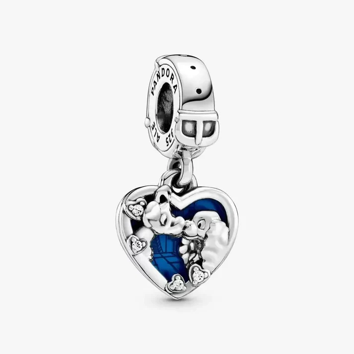 [6444] Lady and the Tramp Heart Dangle