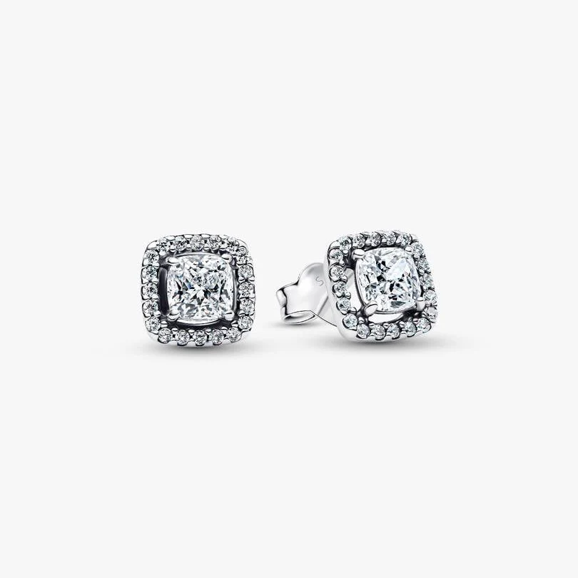 Square Halo Stud