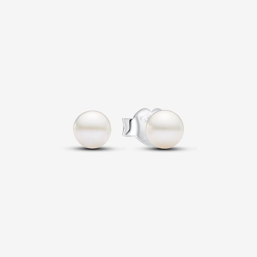 [582] Cultured Pearl 4.5mm Stud
