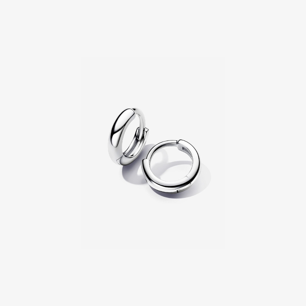 [6026] Round Huggie Hoop