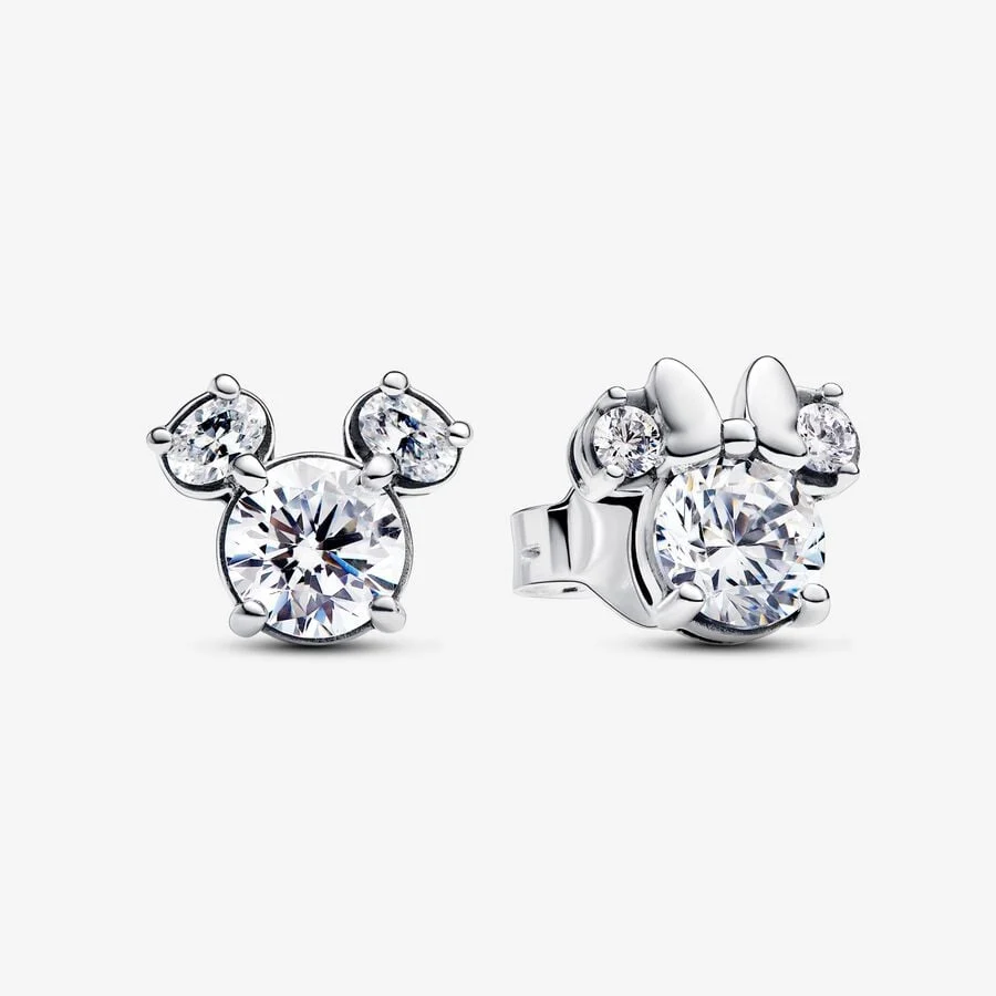 [606] Mickey & Minnie Sparkling Stud