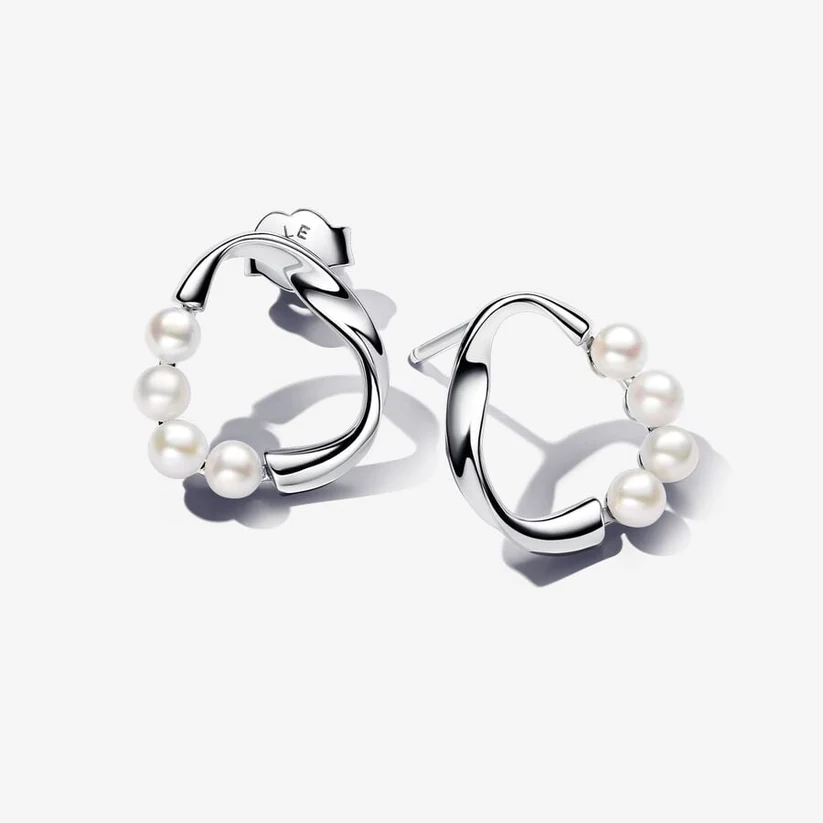 [613] Organically Shaped Circle & Pearls