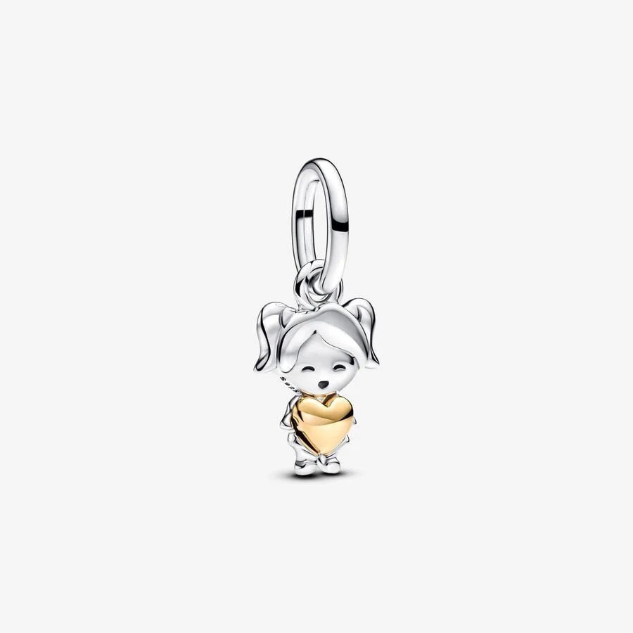 [10761] Happy Girl Dangle Charm