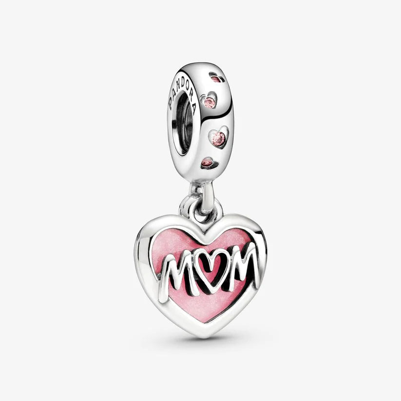 [722] Mom Script Heart Dangle