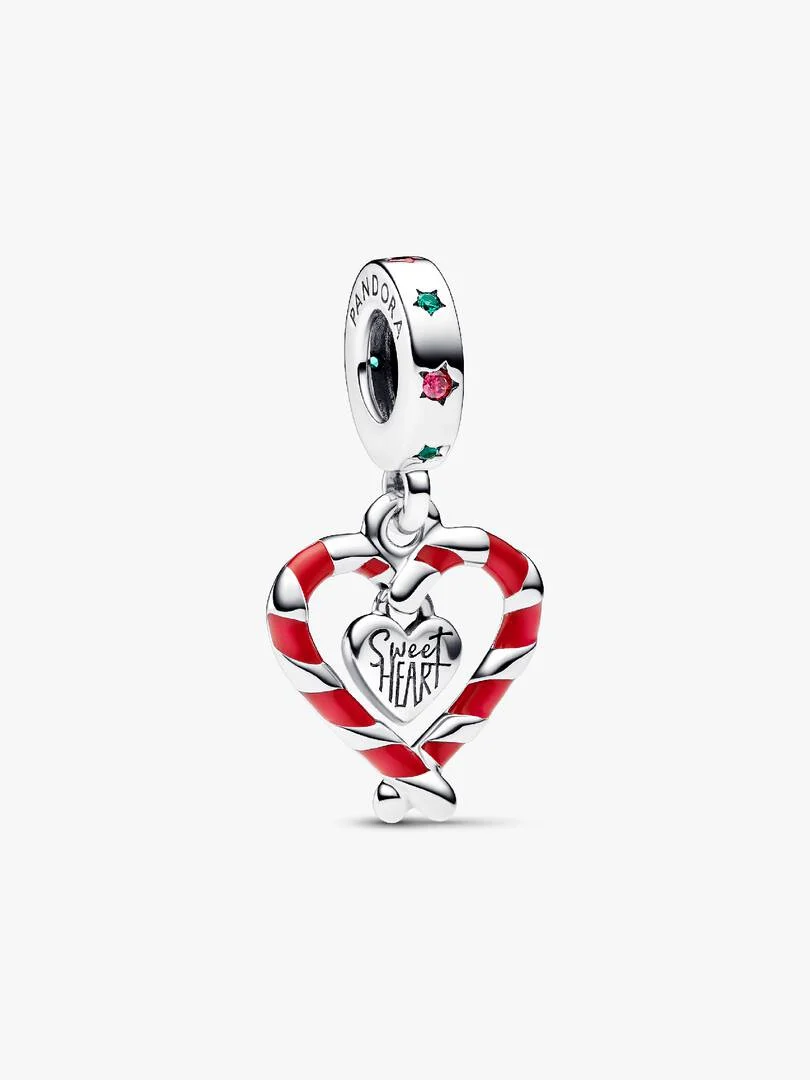 [8948] Double Candy Cane Heart