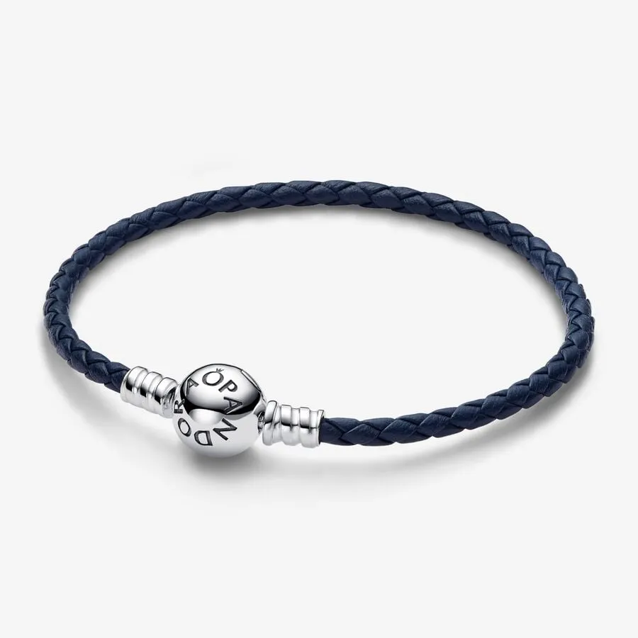 [9480] Blue Braided Leather S1