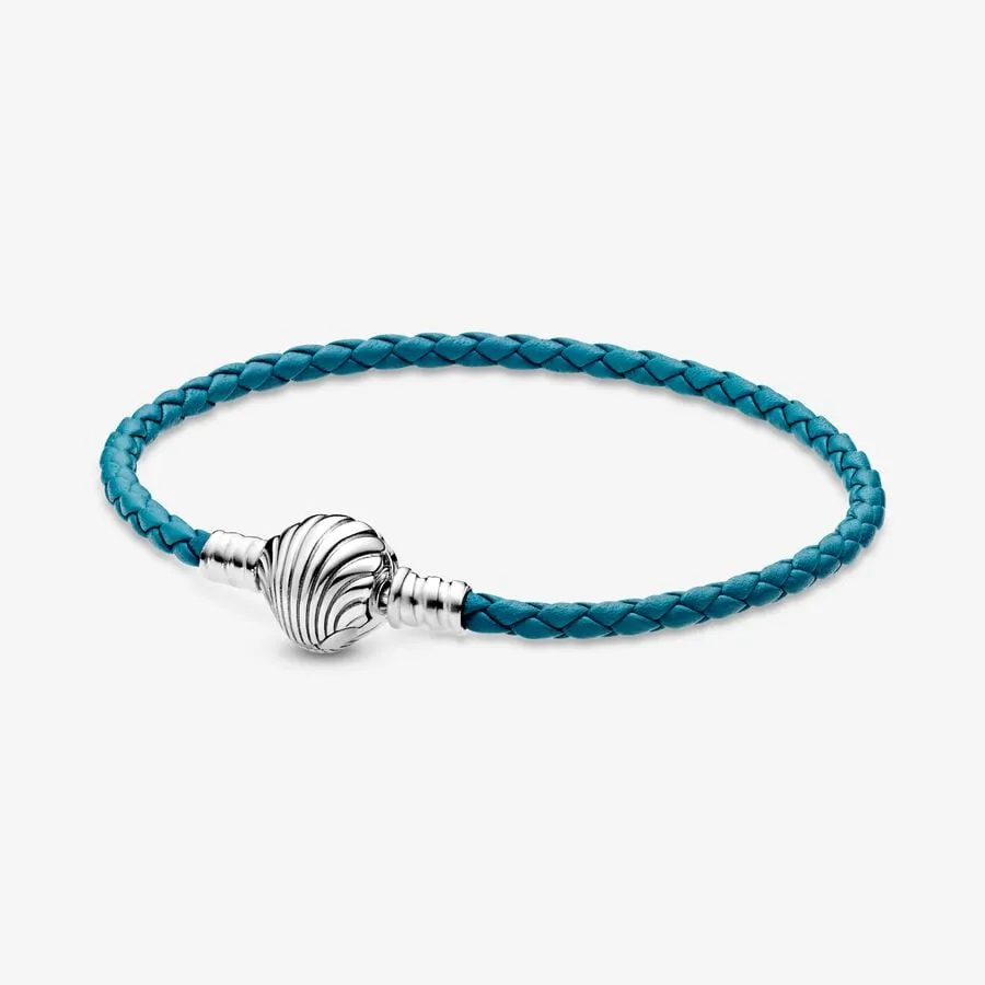 [9813] Seashell Clasp Turquoise S1