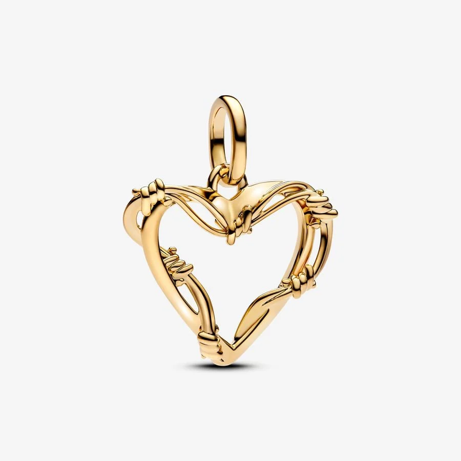 Wire Heart Dangle Shine