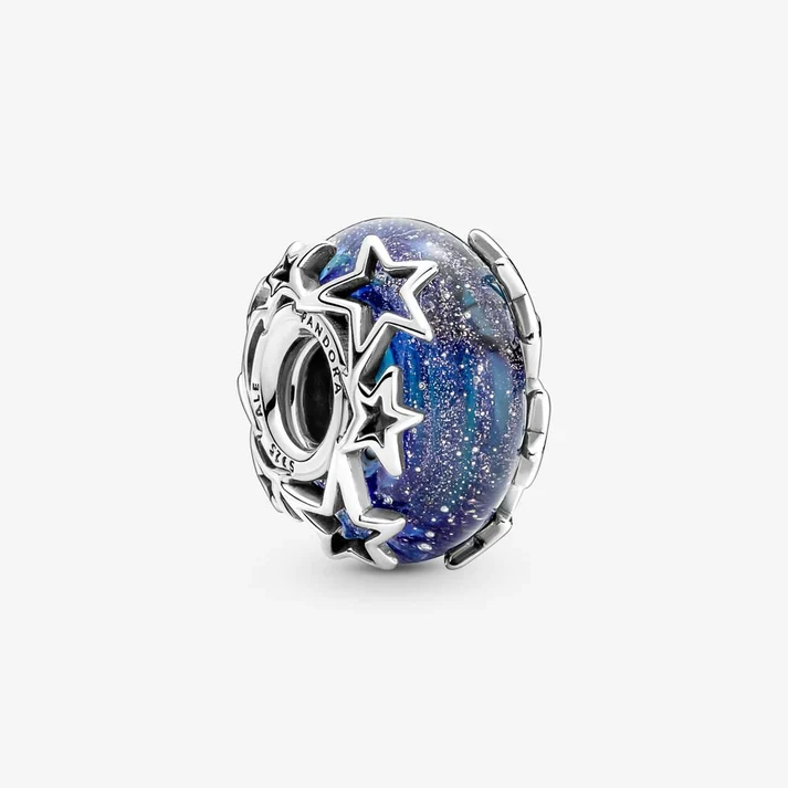 [876] Galaxy Blue & Star Murano