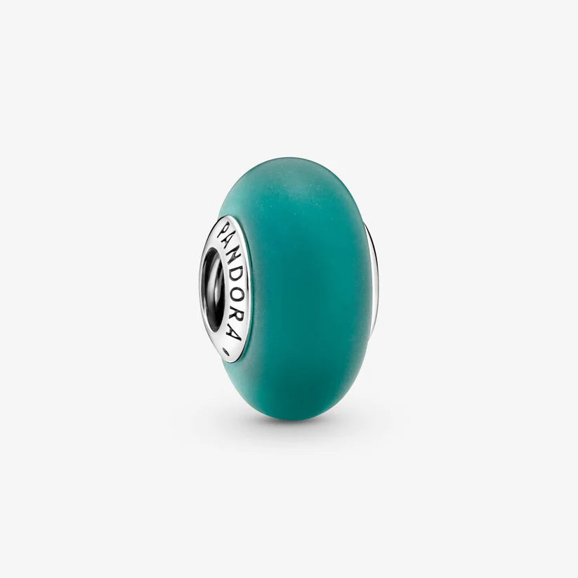 [880] Matte Green Murano Glass