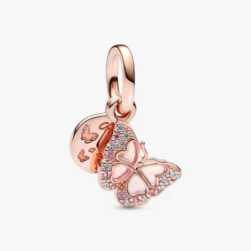 Pink Butterfly & Quote