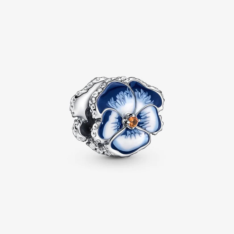 [899] Blue Pansy Flower