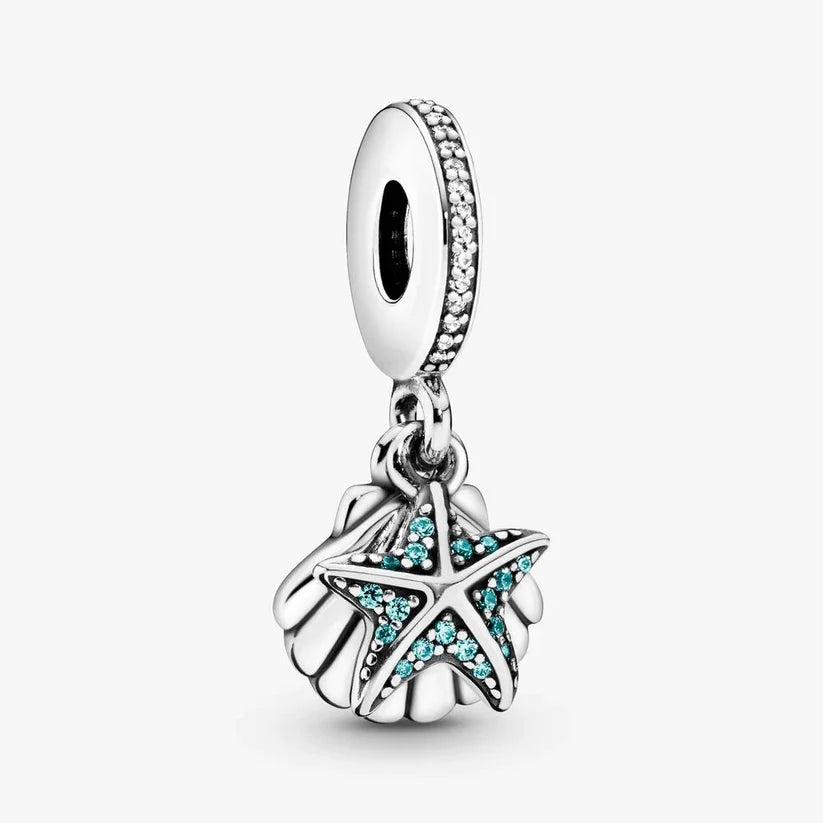 Tropical Starfish & Sea Shell, Frosty Mint