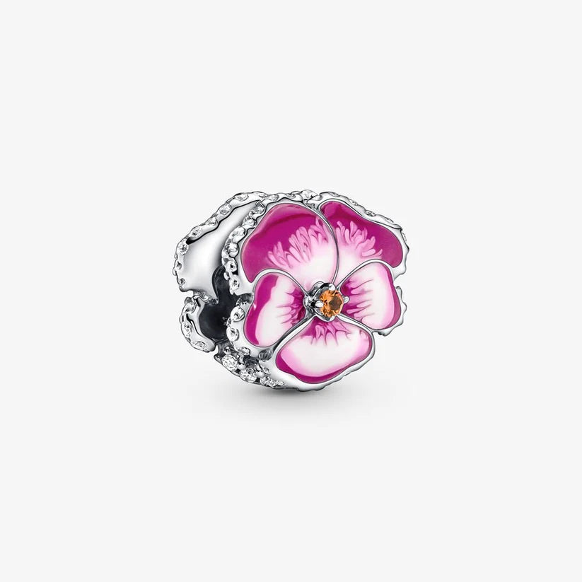 [914] Pink Pansy Flower