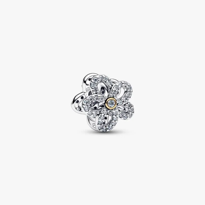 [99091] Pavé Flower Openwork