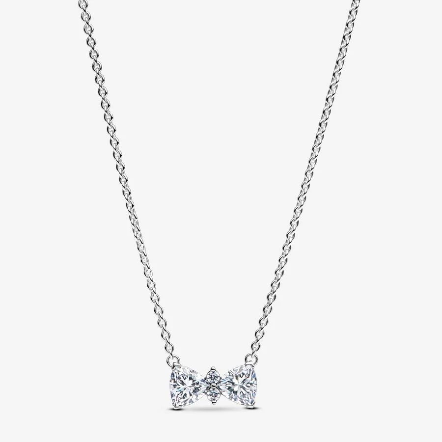 [10763] Sparkling Bow Necklace