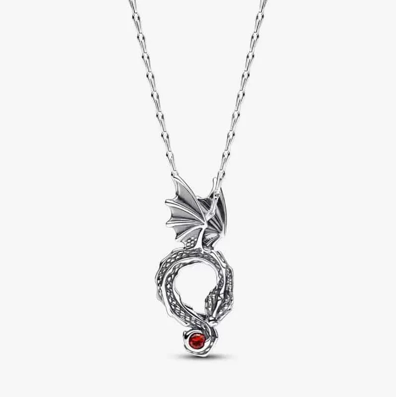 [6433] Dragon Pendant Necklace
