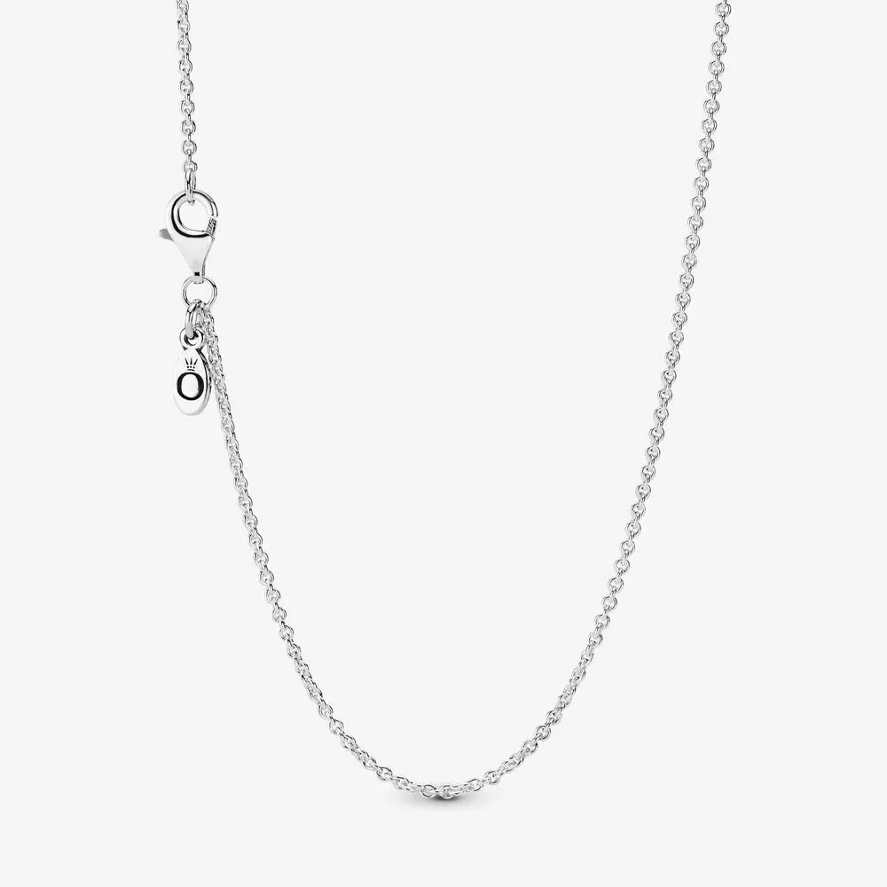 [9591] Silver Chain 90 cm