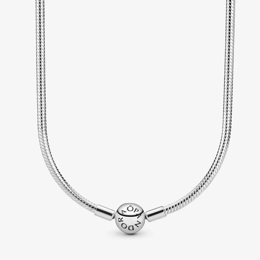 [974] Silver Collier 50 cm
