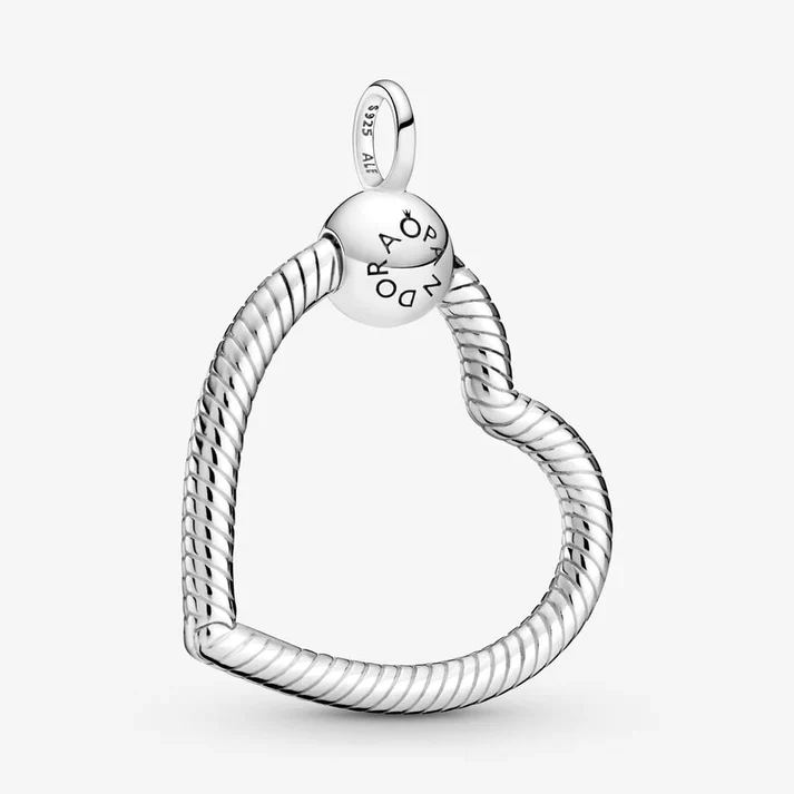 [1322] Heart Charm Pendant