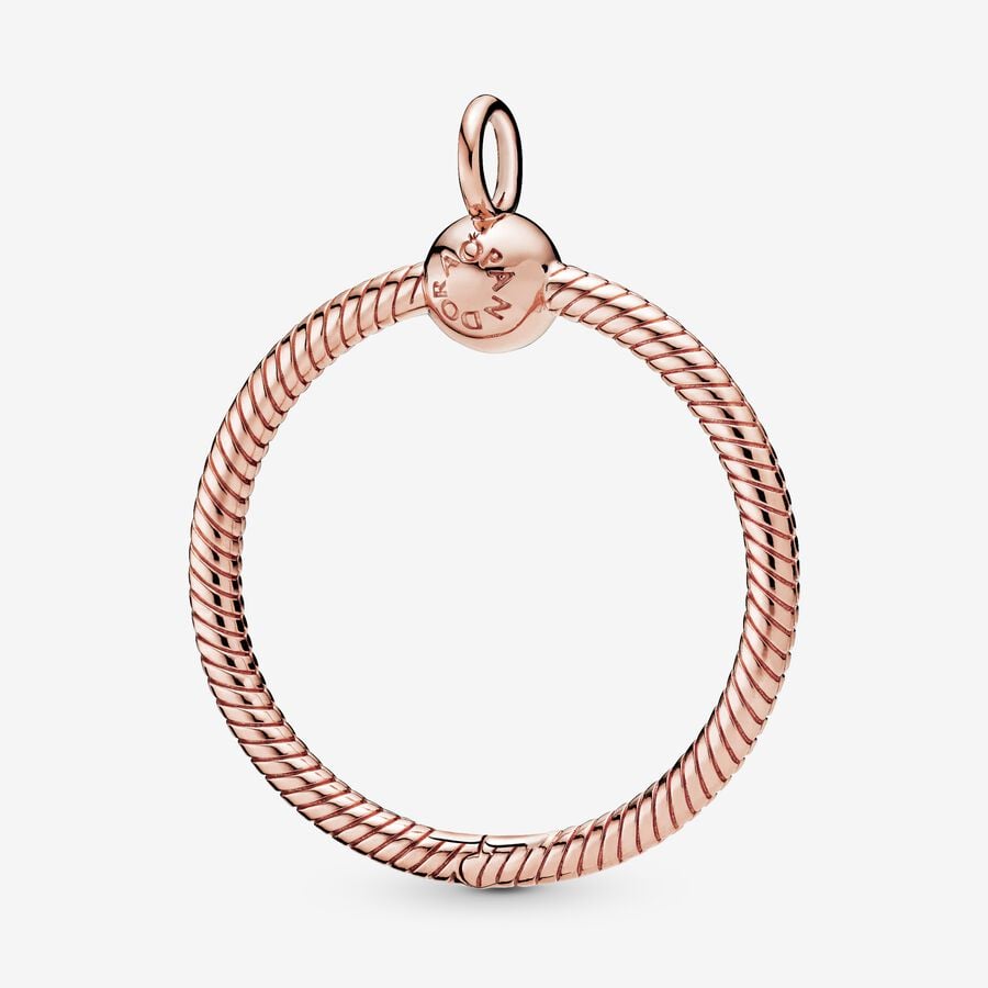 [7065] O Pendant Medium Rose