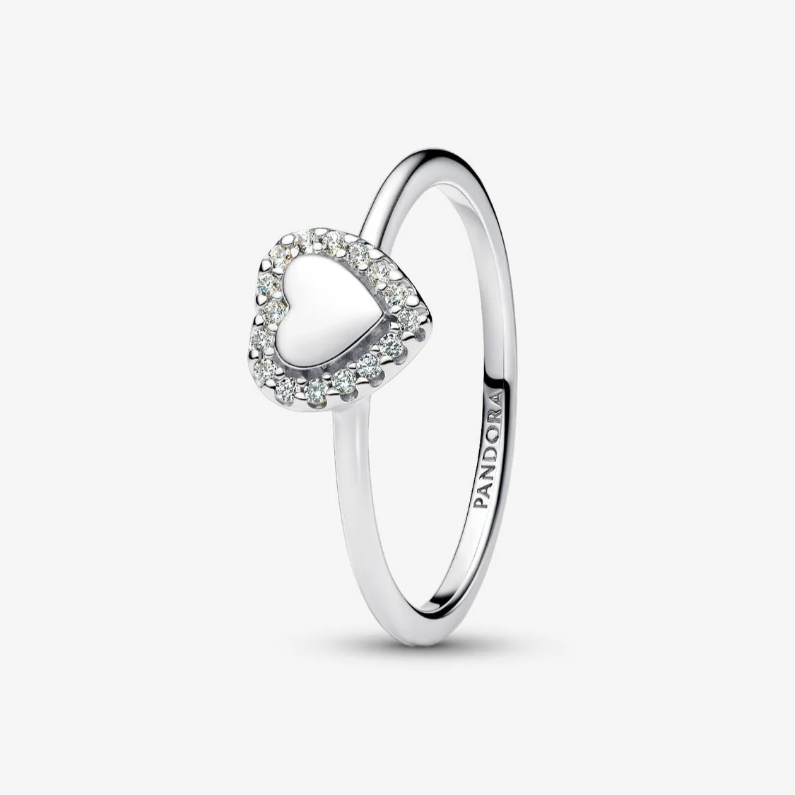 [13018] Engravable Heart Halo 52
