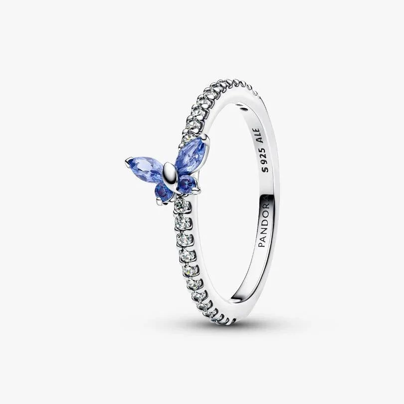 Sparkling Blue Butterfly 58
