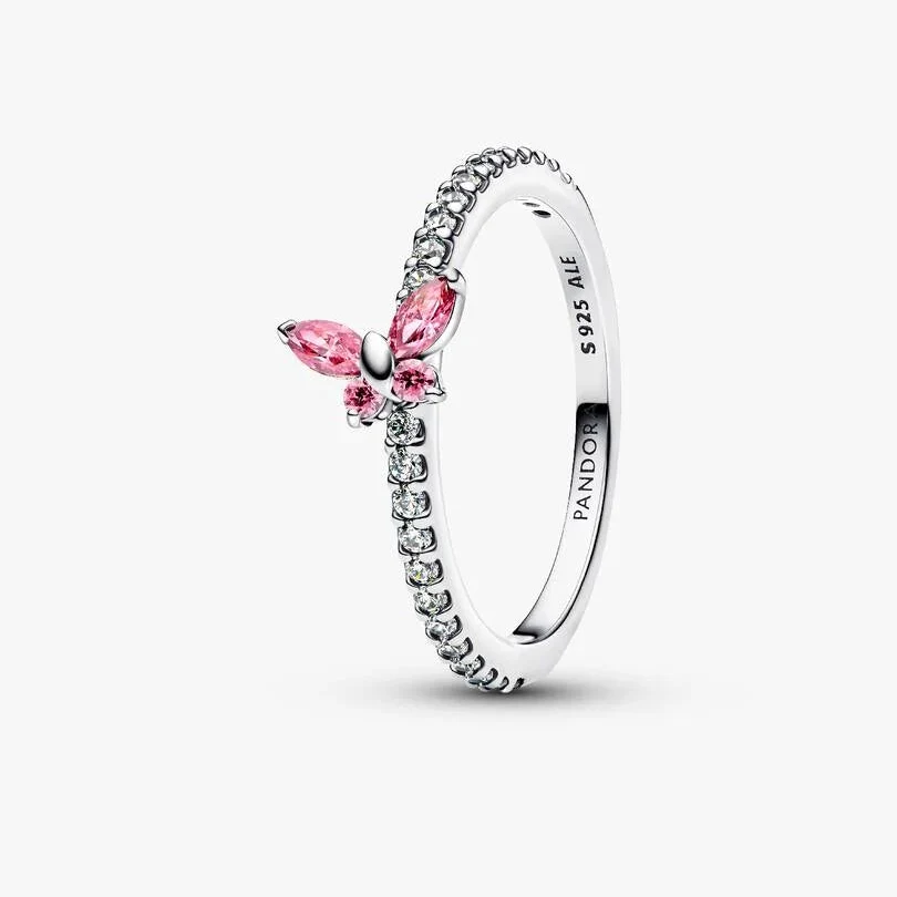Sparkling Pink Butterfly 54