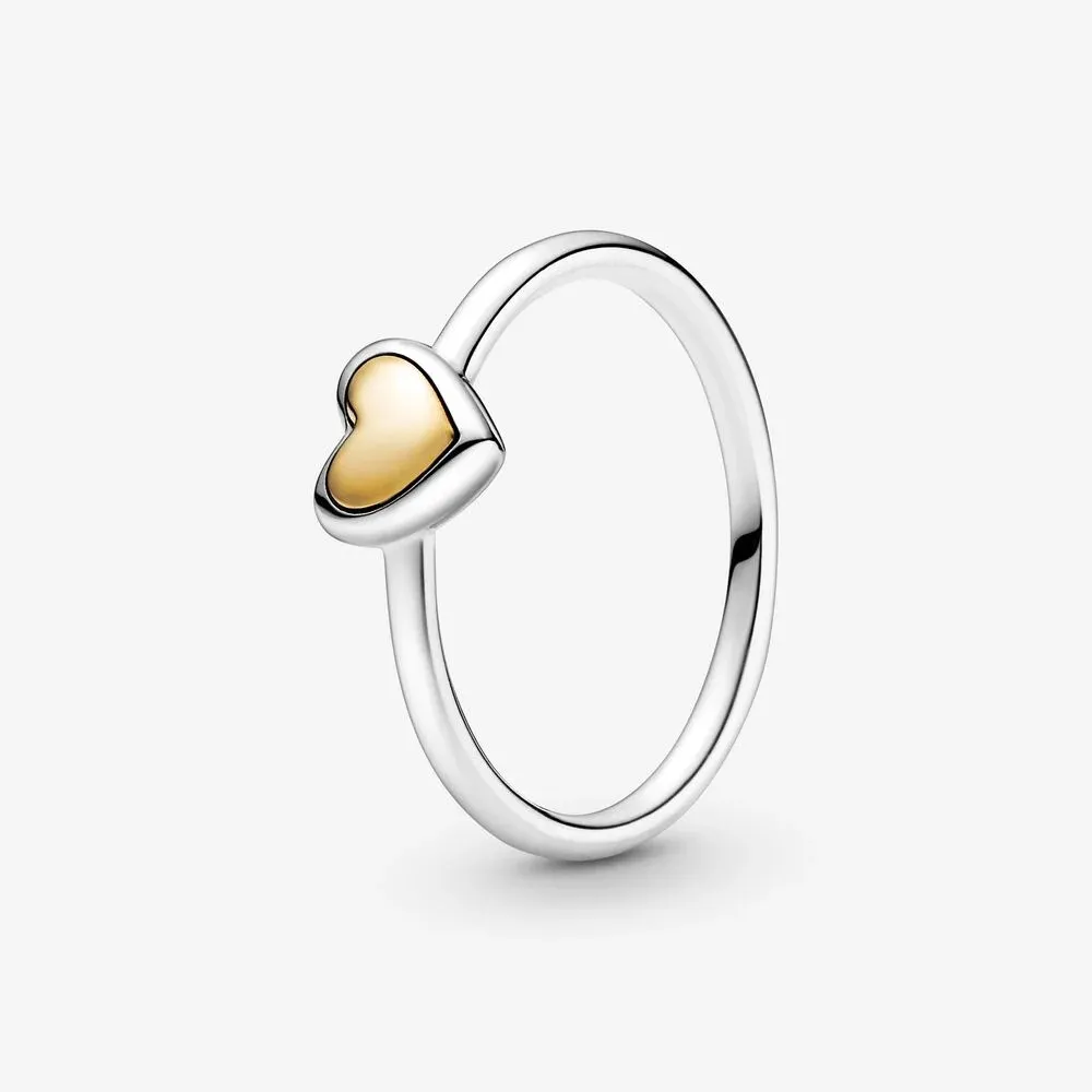 Domed Golden Heart 56