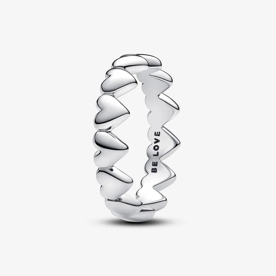Row of Hearts Silver 54