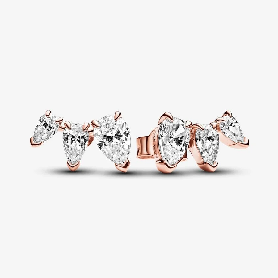[2155] Sparkling Pear Stud